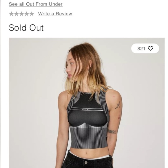 Urban Outfitters Tops - New Out From Under Run Up Seamless Top